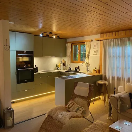 Апартаменты Halten Appartement-fewo- Dusche Oder Bad- Wc 4-bettwohnung By Interhome Цвайзиммен